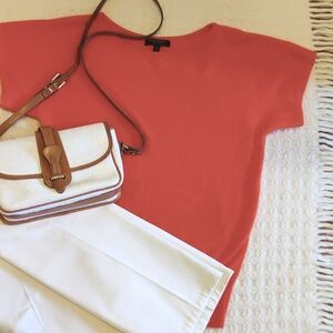 Banana Republic cashmere tangerine sweater vest size XS/S